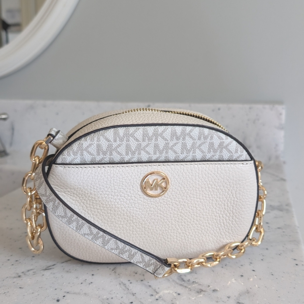 Michael Kors White Crossbody Bag